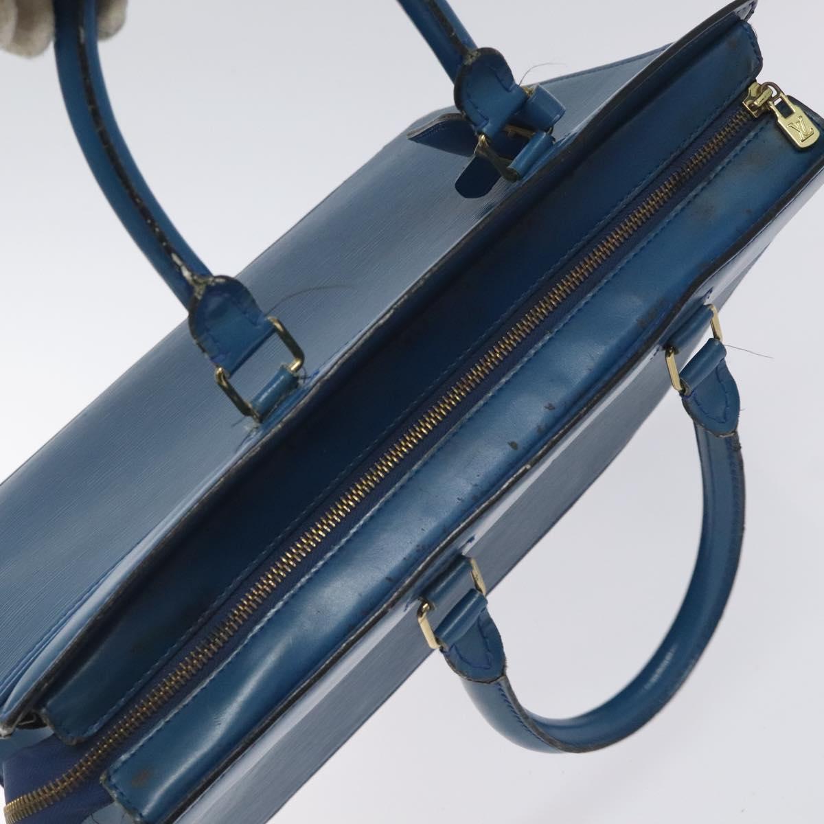 LOUIS VUITTON Epi Riviera Hand Bag Blue M48185 LV Auth BA3792