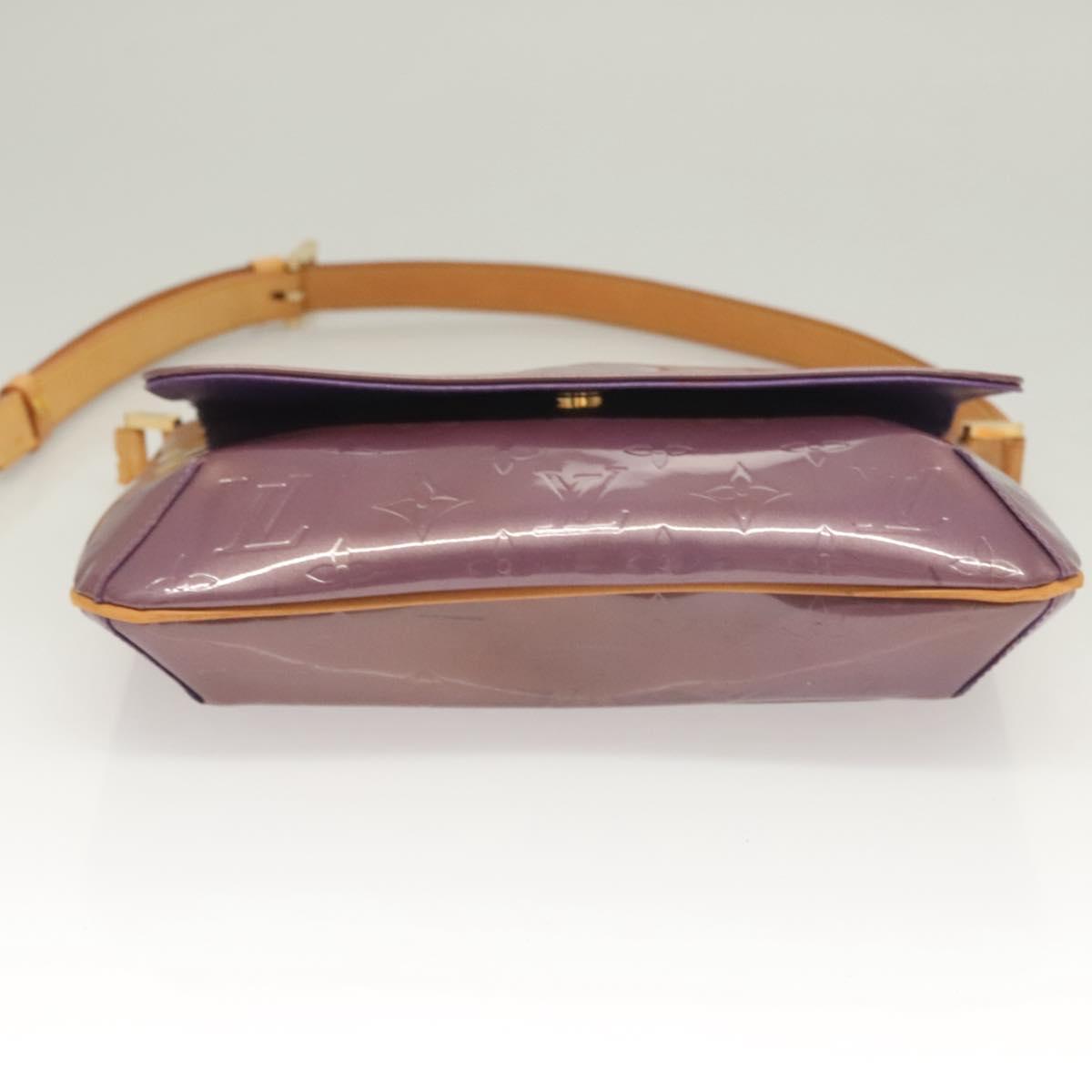 LOUIS VUITTON Monogram Vernis Thompson Street Bag Viole M91095 LV Auth BA3794