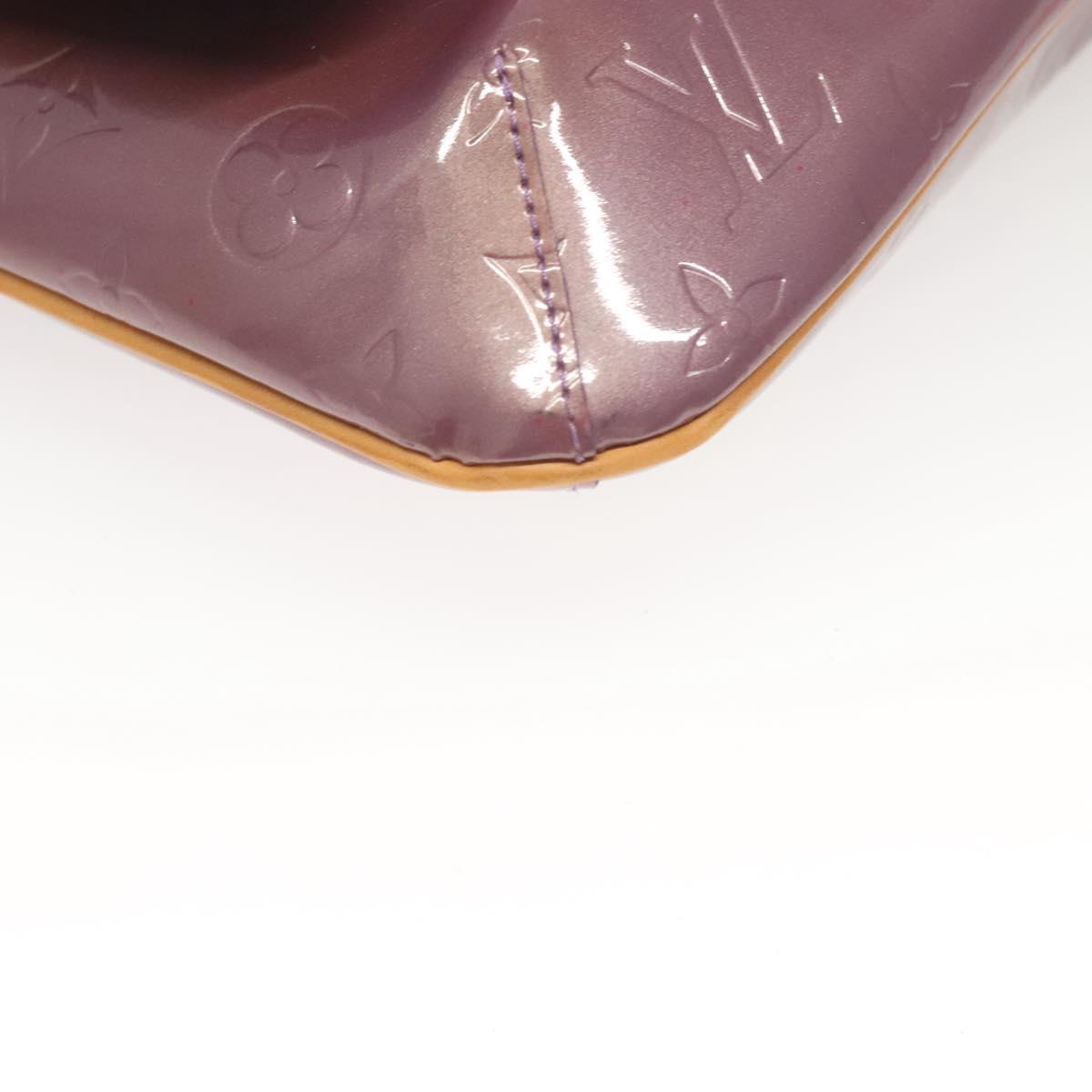 LOUIS VUITTON Monogram Vernis Thompson Street Bag Viole M91095 LV Auth BA3794