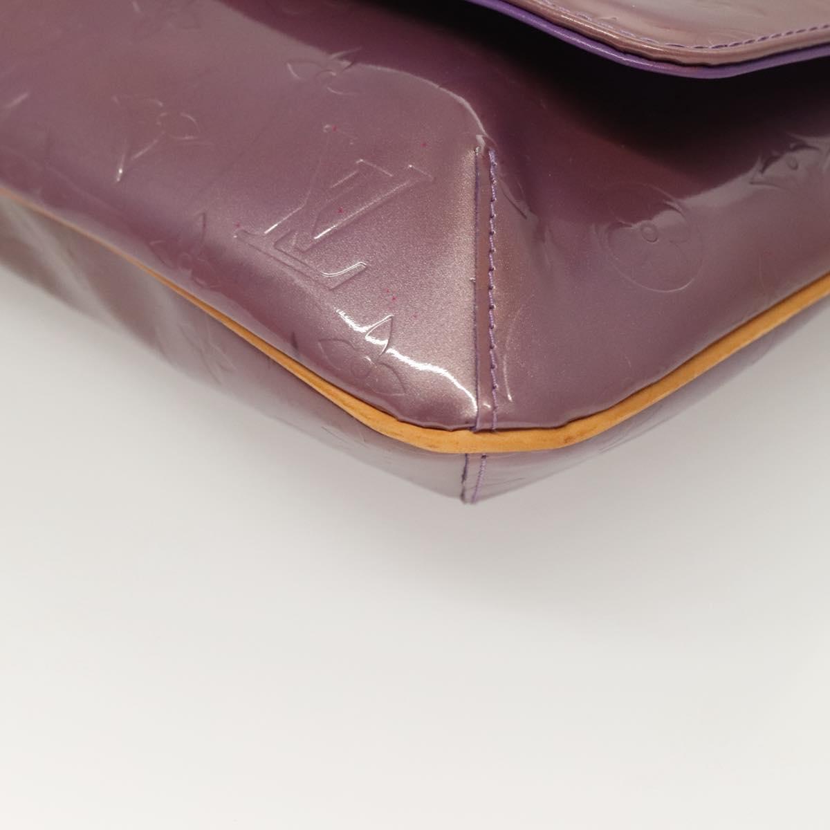 LOUIS VUITTON Monogram Vernis Thompson Street Bag Viole M91095 LV Auth BA3794