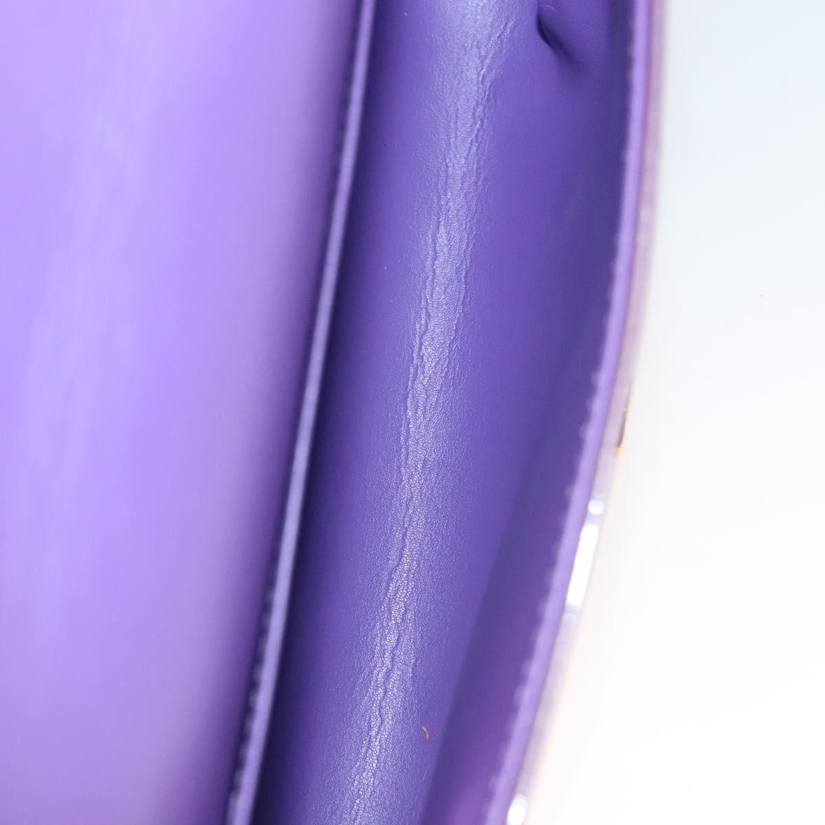 LOUIS VUITTON Monogram Vernis Thompson Street Bag Viole M91095 LV Auth BA3794