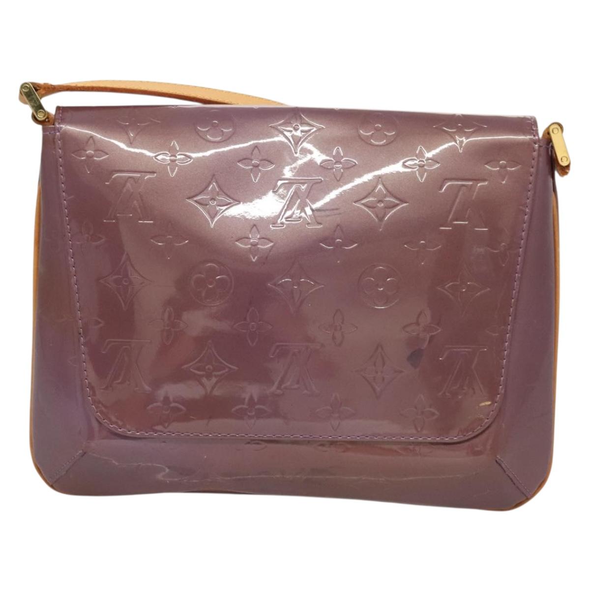 LOUIS VUITTON Monogram Vernis Thompson Street Bag Viole M91095 LV Auth BA3794