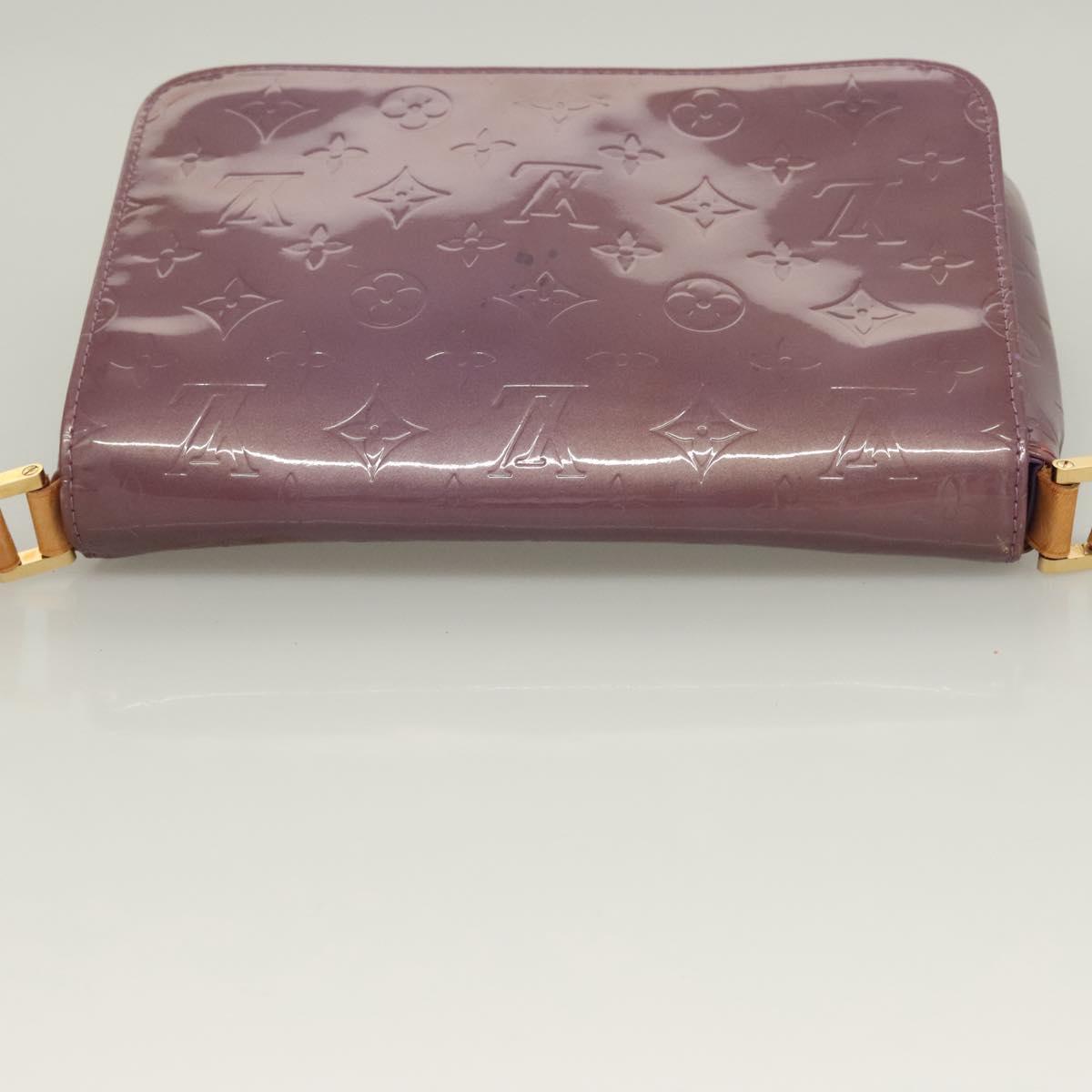 LOUIS VUITTON Monogram Vernis Thompson Street Bag Viole M91095 LV Auth BA3794