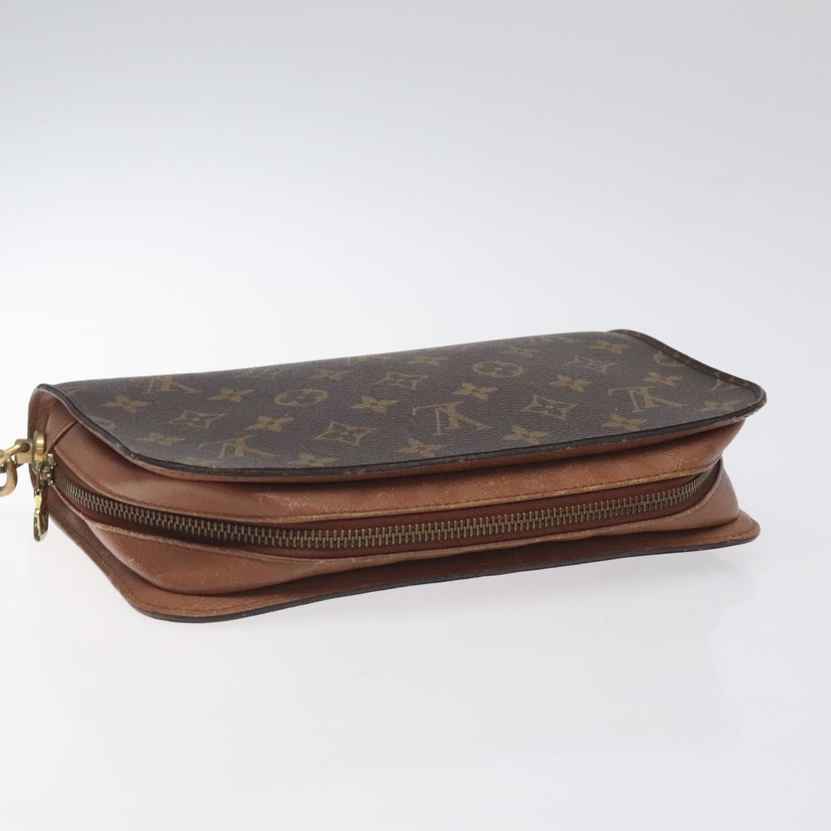 LOUIS VUITTON Monogram Orsay Clutch Bag M51790 LV Auth BA3795