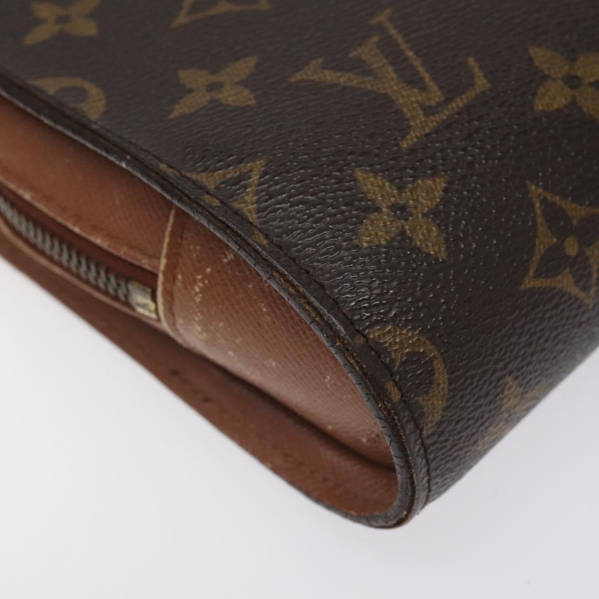 LOUIS VUITTON Monogram Orsay Clutch Bag M51790 LV Auth BA3795