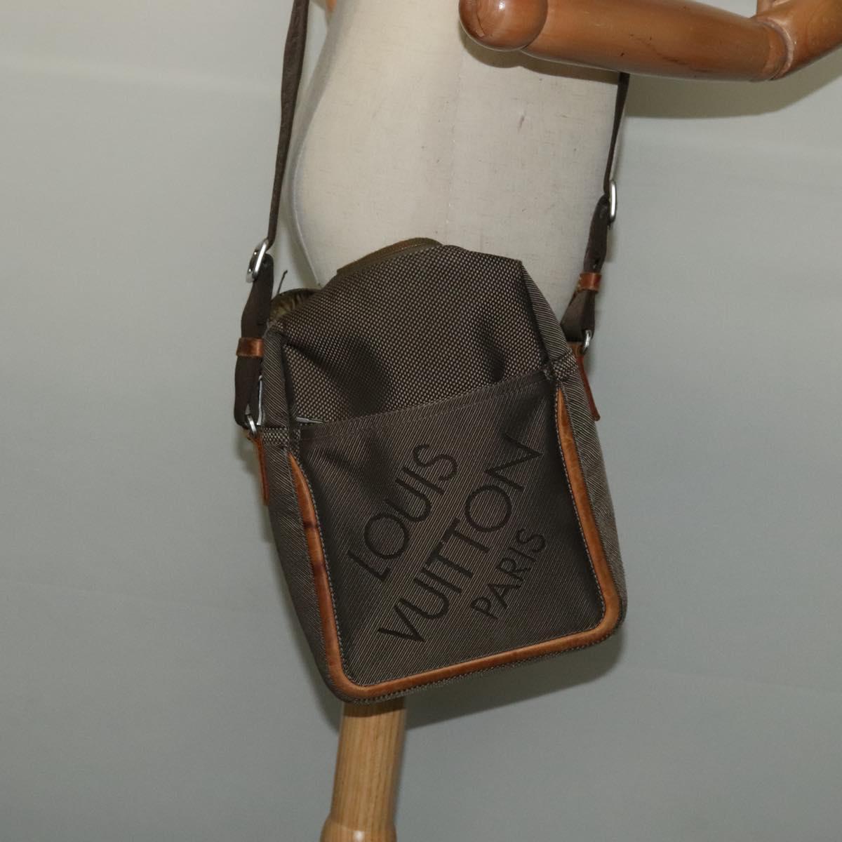 LOUIS VUITTON Damier Geant Citadan NM Bag Brown Tail M93224 LV Auth BA3796