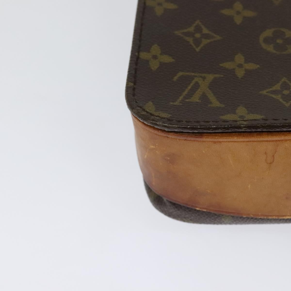 LOUIS VUITTON Monogram Cartouchiere MM Shoulder Bag Vintage M51253 Auth BA3803