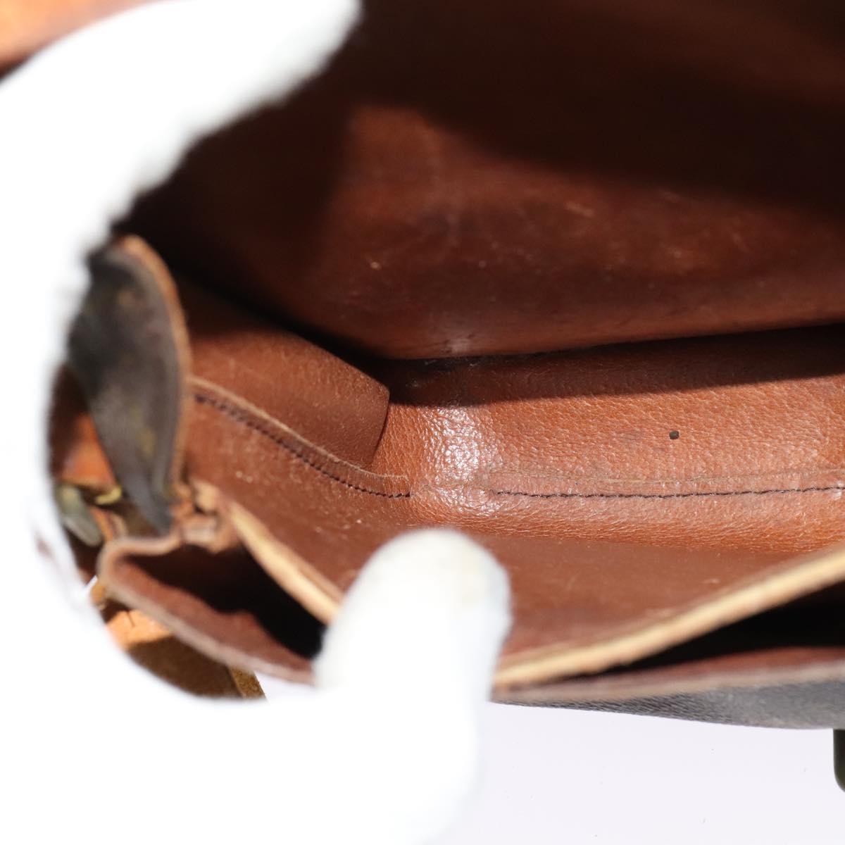 LOUIS VUITTON Monogram Cartouchiere MM Shoulder Bag Vintage M51253 Auth BA3803