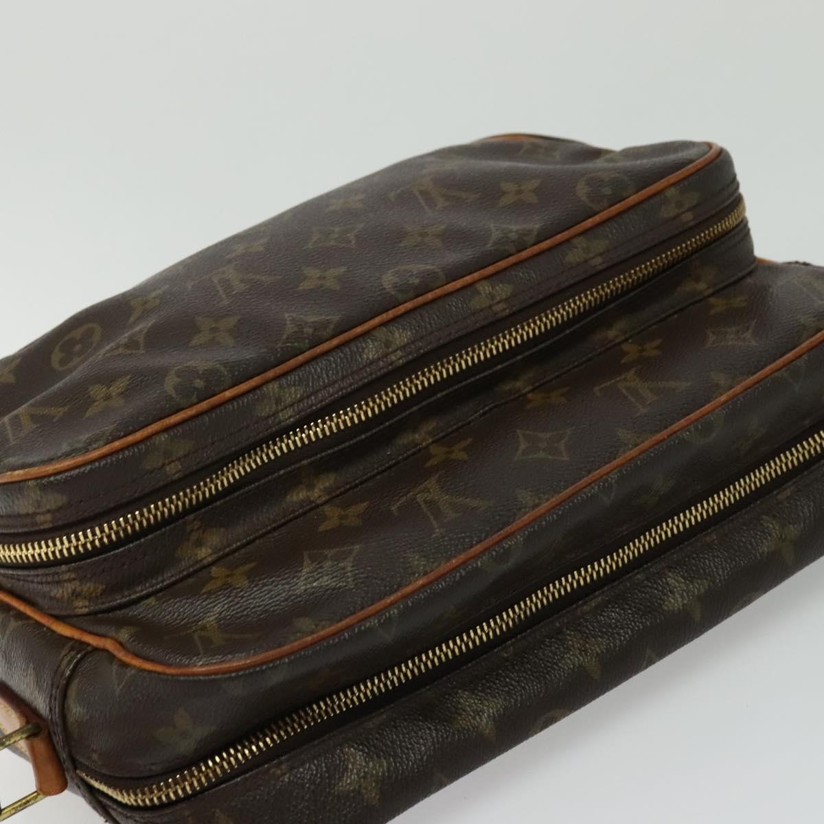LOUIS VUITTON Monogram Nile Shoulder Bag M45244 LV Auth BA3804