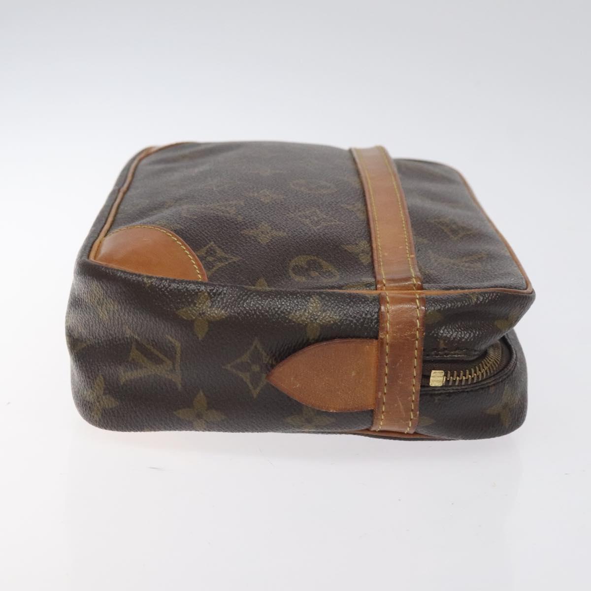 LOUIS VUITTON Monogram Compiegne 28 Clutch Bag M51845 LV Auth BA3821