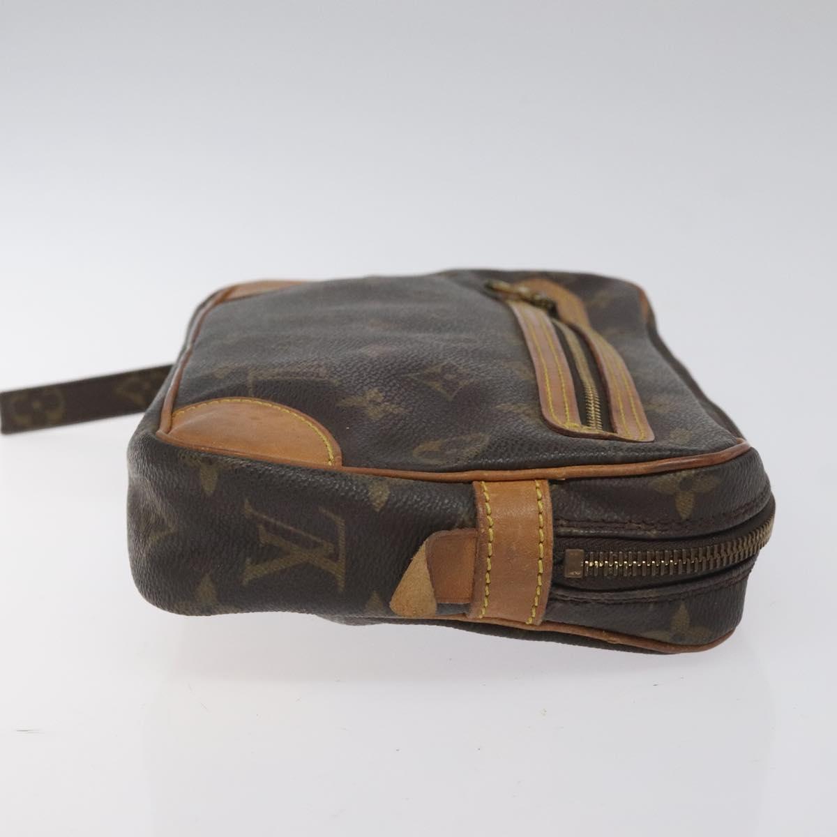 LOUIS VUITTON Monogram Marly Dragonne GM Clutch Bag M51825 LV Auth BA3822