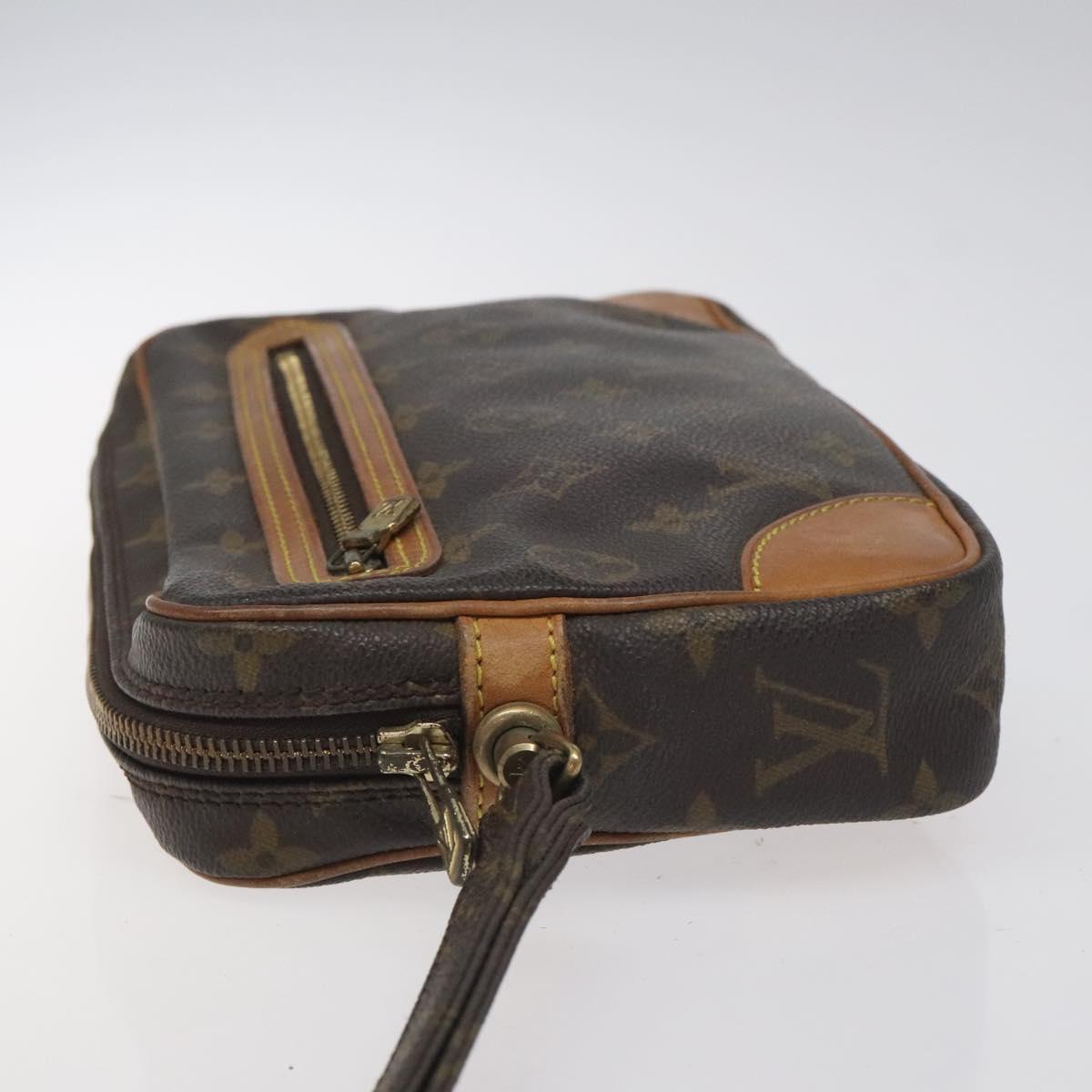 LOUIS VUITTON Monogram Marly Dragonne GM Clutch Bag M51825 LV Auth BA3822