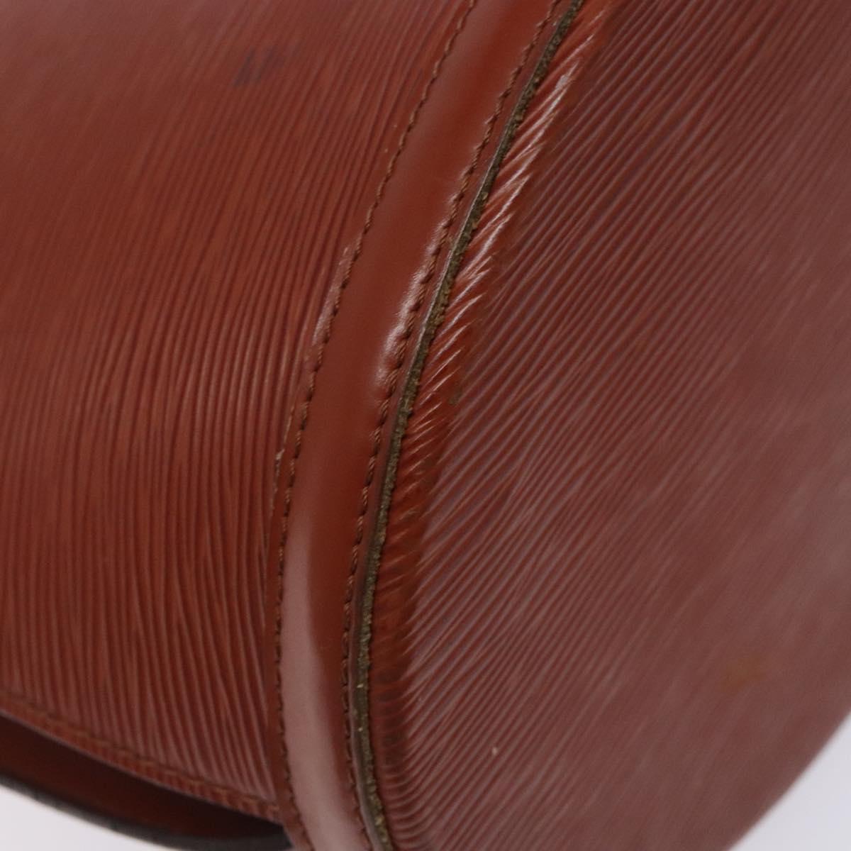 LOUIS VUITTON Epi Cluny Shoulder Bag Brown M52253 LV Auth BA3869