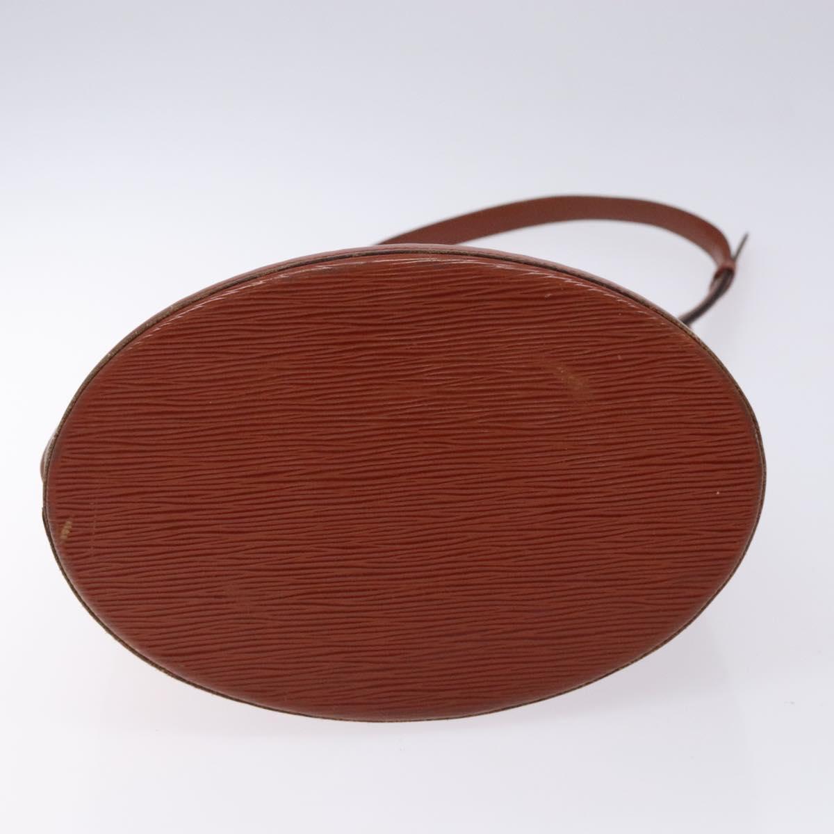 LOUIS VUITTON Epi Cluny Shoulder Bag Brown M52253 LV Auth BA3869