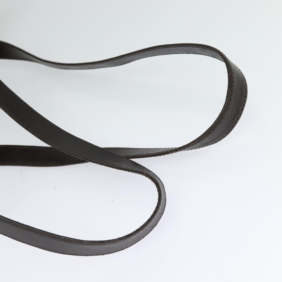 BURBERRY Nova Check Shoulder Bag PVC Beige Auth BA3875