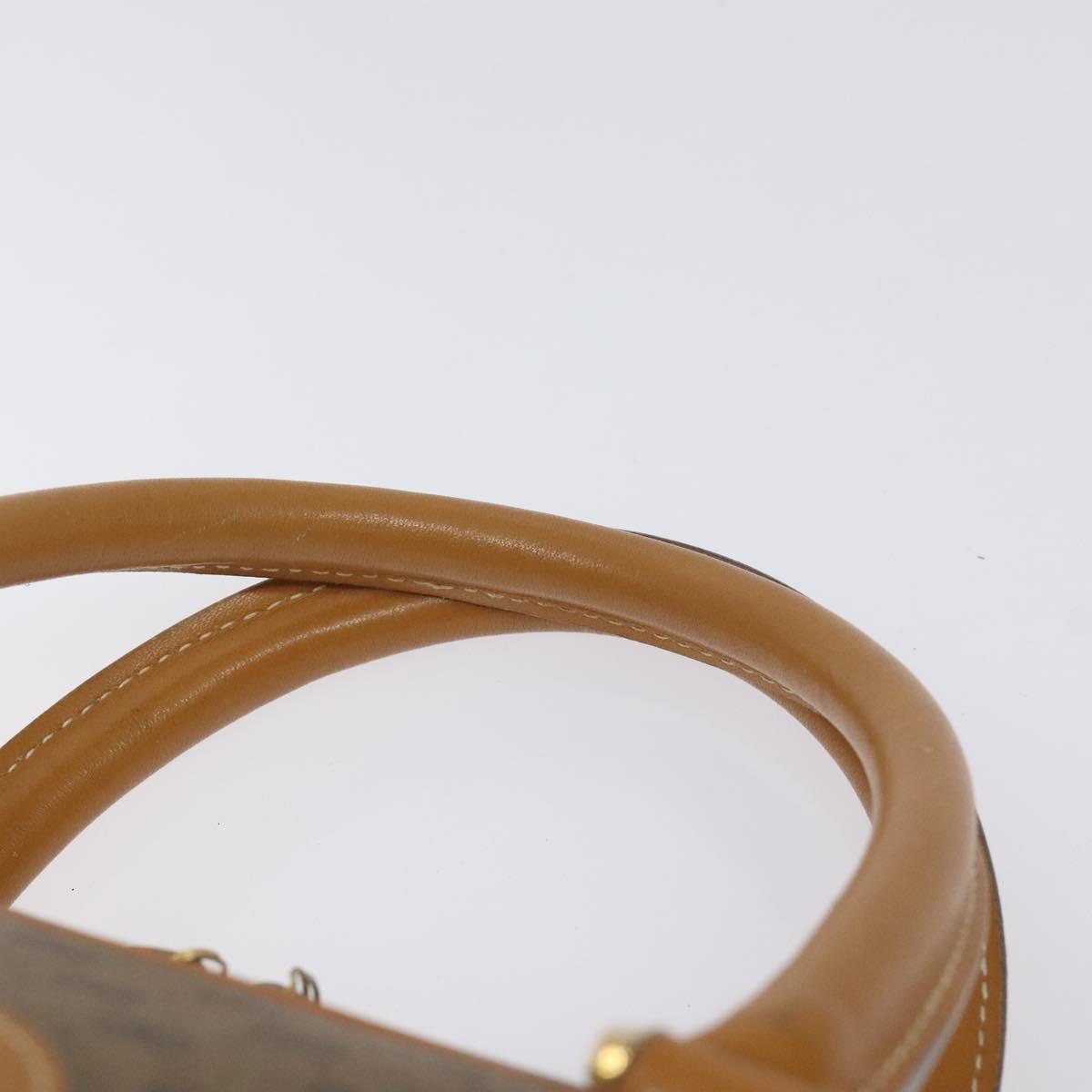 GUCCI Micro GG Supreme Hand Bag PVC Beige Gold 000 58 0090 Auth BA3877