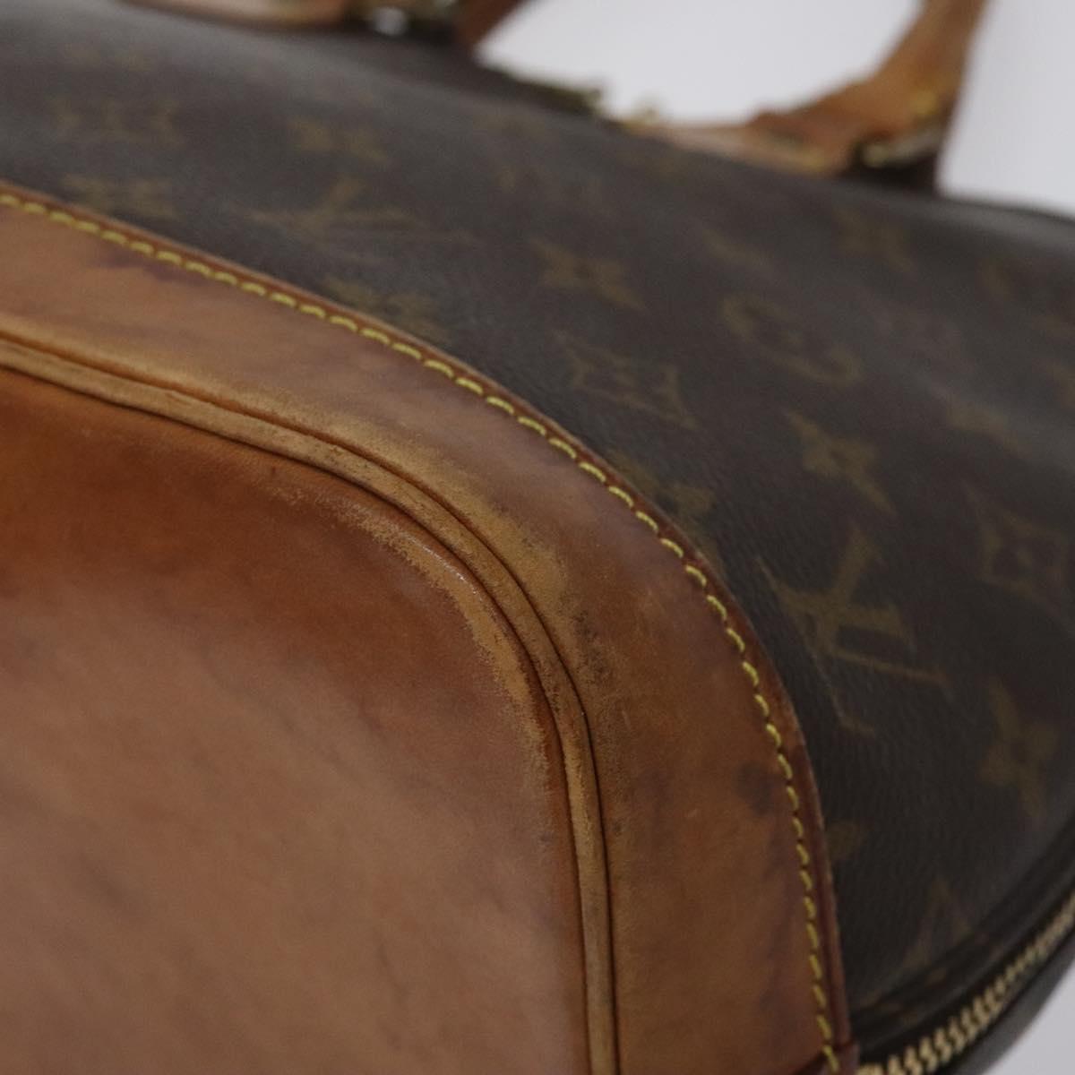 LOUIS VUITTON Monogram Alma Hand Bag M51130 LV Auth BA3881