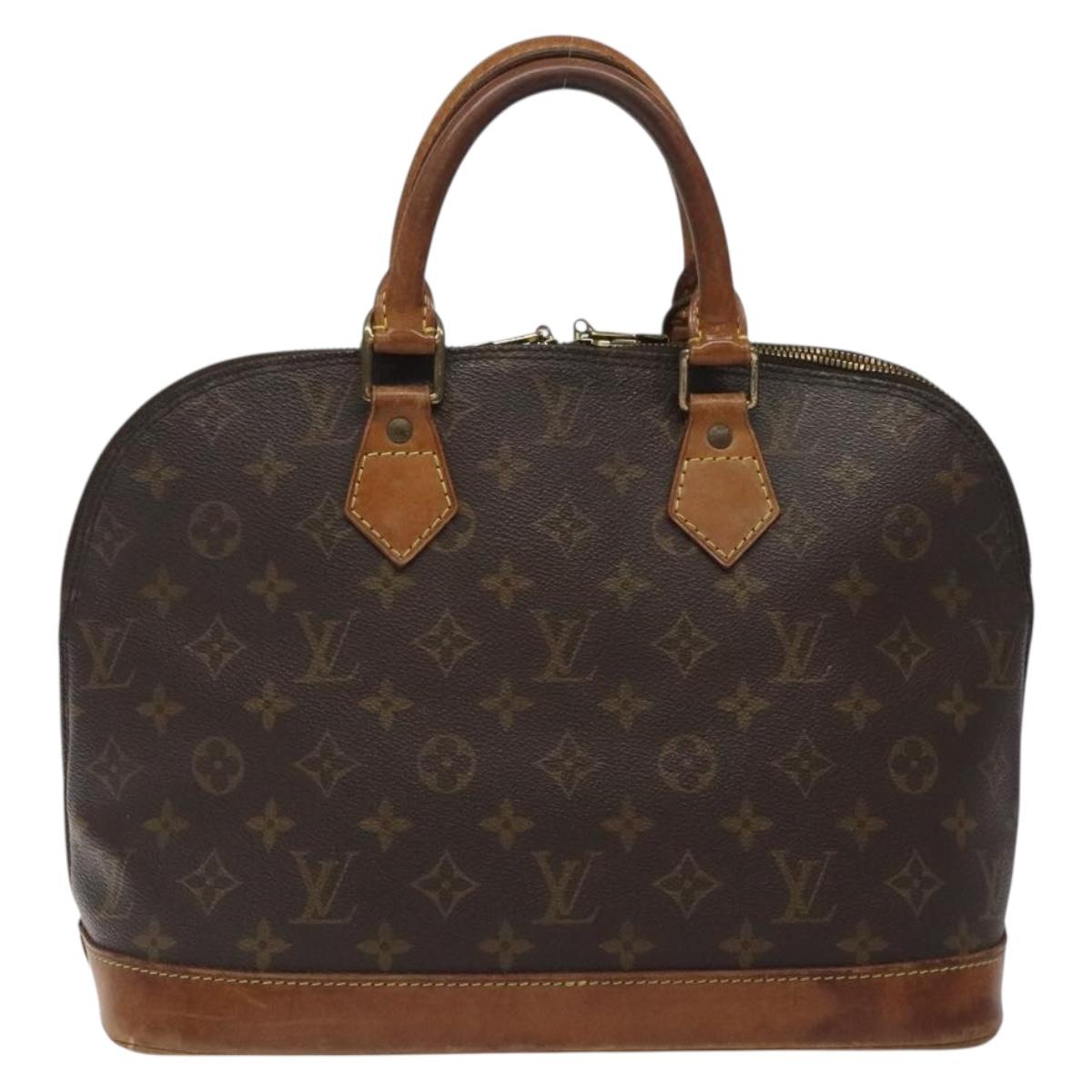 LOUIS VUITTON Monogram Alma Hand Bag M51130 LV Auth BA3881