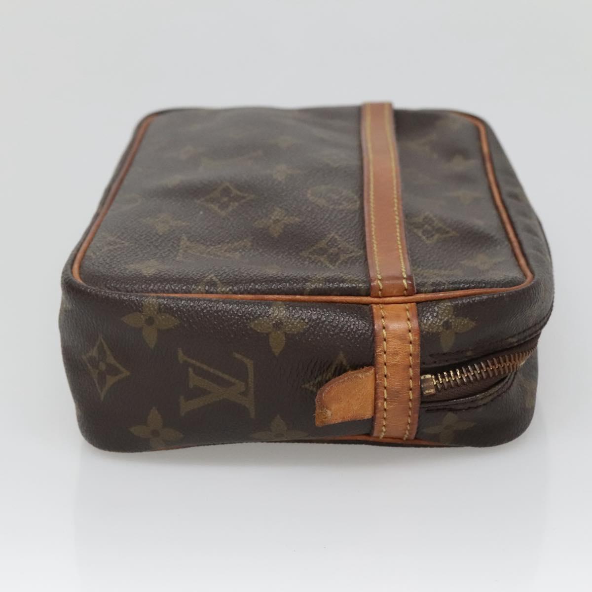 LOUIS VUITTON Monogram Compiegne 23 Clutch Bag M51847 LV Auth BA3882
