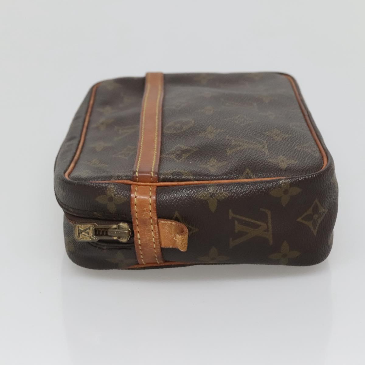 LOUIS VUITTON Monogram Compiegne 23 Clutch Bag M51847 LV Auth BA3882