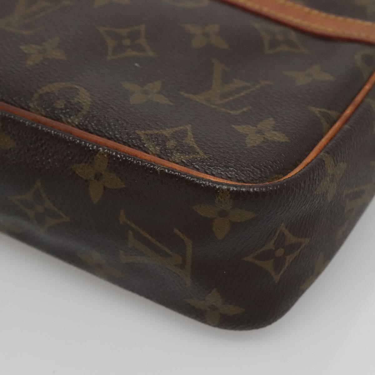 LOUIS VUITTON Monogram Compiegne 23 Clutch Bag M51847 LV Auth BA3882