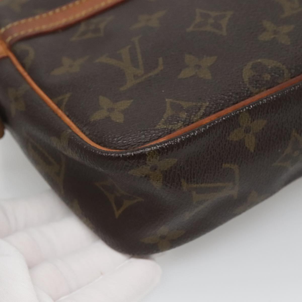 LOUIS VUITTON Monogram Compiegne 23 Clutch Bag M51847 LV Auth BA3882