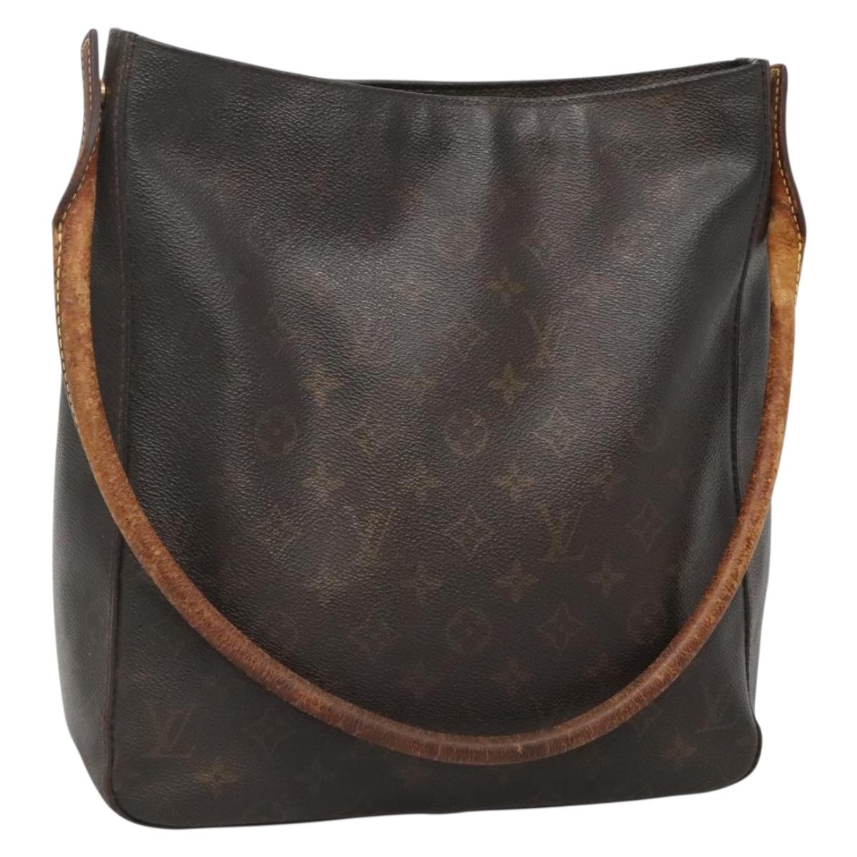 LOUIS VUITTON Monogram Looping GM Shoulder Bag M51145 LV Auth BA3890