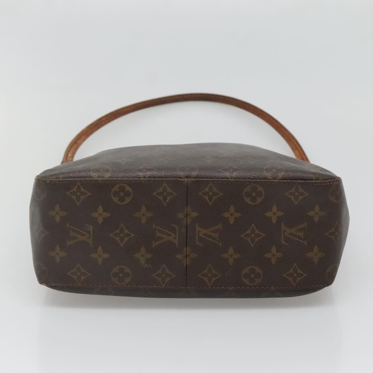 LOUIS VUITTON Monogram Looping GM Shoulder Bag M51145 LV Auth BA3890