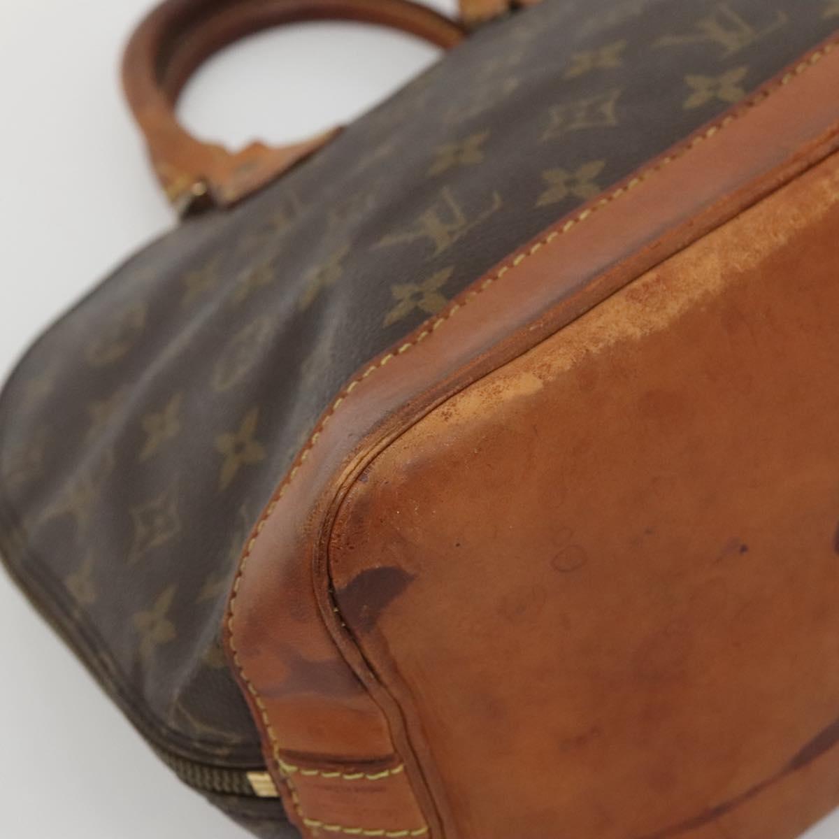 LOUIS VUITTON Monogram Alma Hand Bag M51130 LV Auth BA3924