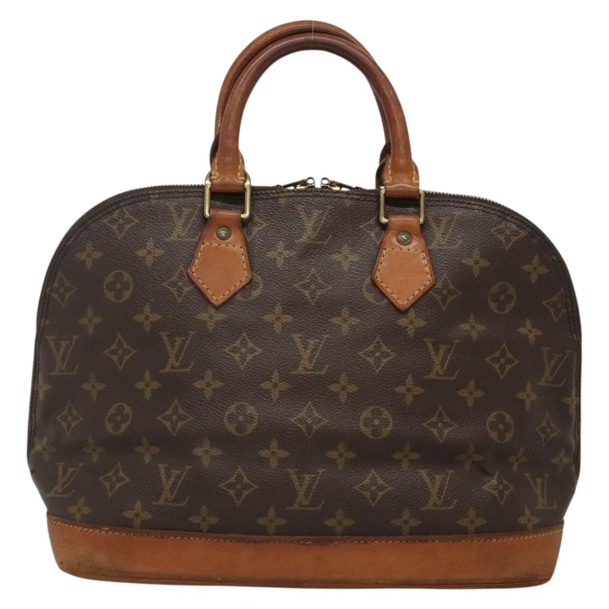 LOUIS VUITTON Monogram Alma Hand Bag M51130 LV Auth BA3924
