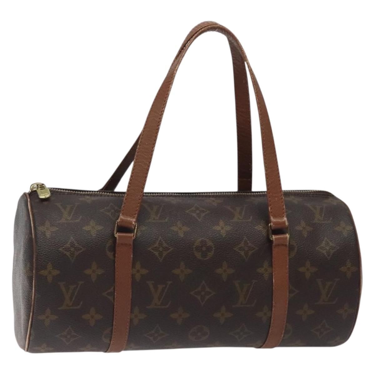 LOUIS VUITTON Monogram Papillon 30 Hand Bag M51385 LV Auth BA3932