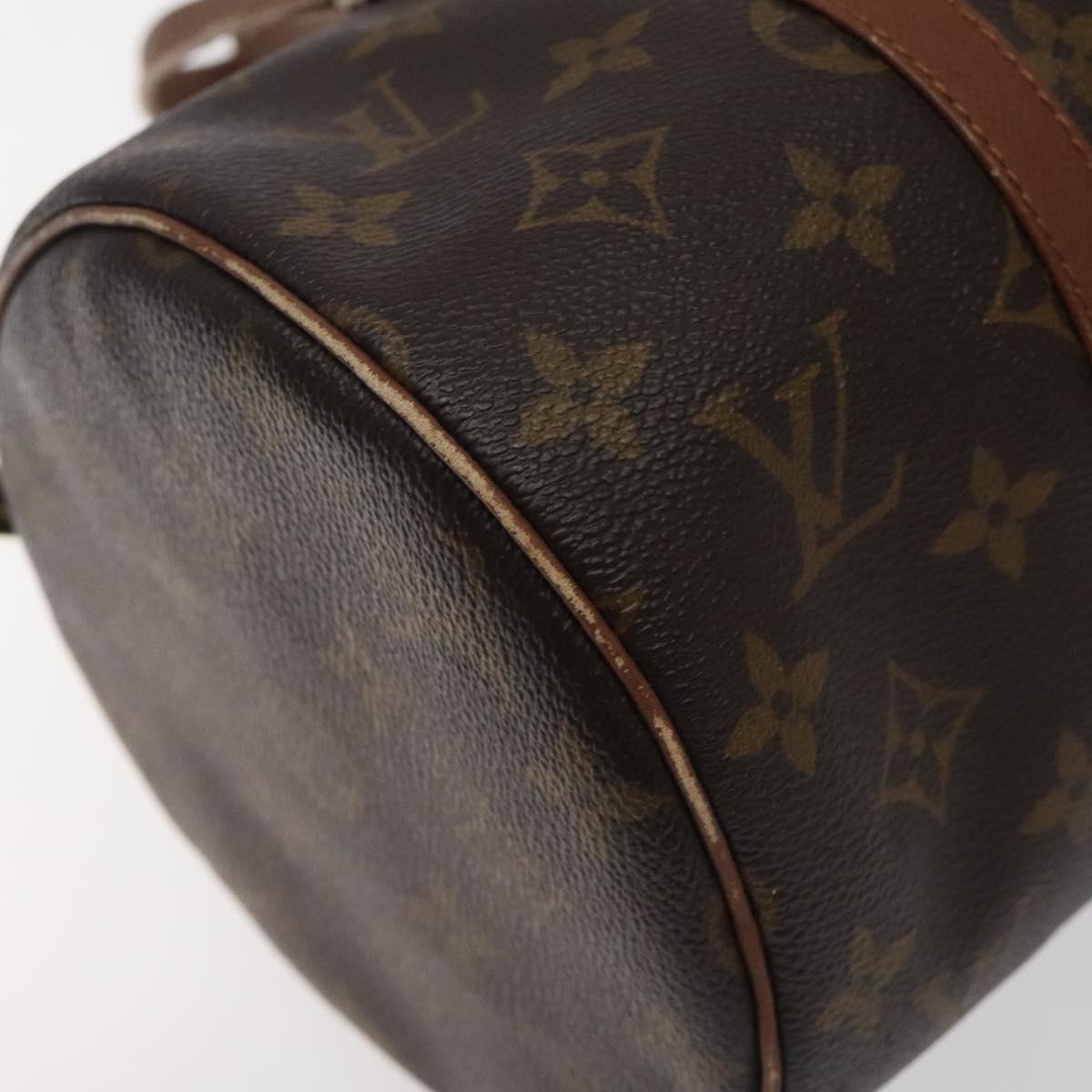 LOUIS VUITTON Monogram Papillon 30 Hand Bag M51385 LV Auth BA3932