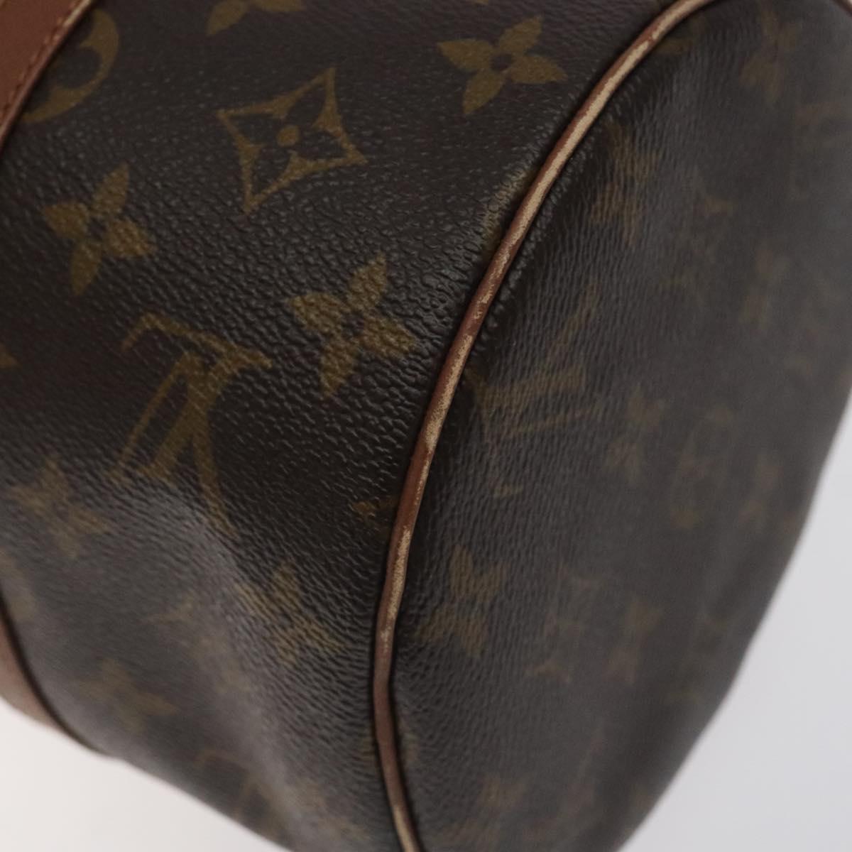 LOUIS VUITTON Monogram Papillon 30 Hand Bag M51385 LV Auth BA3932