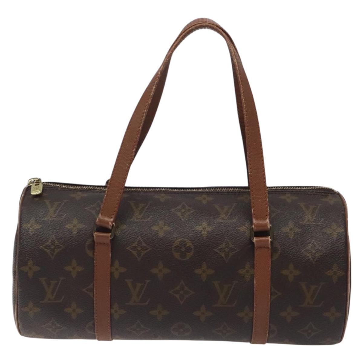 LOUIS VUITTON Monogram Papillon 30 Hand Bag M51385 LV Auth BA3932