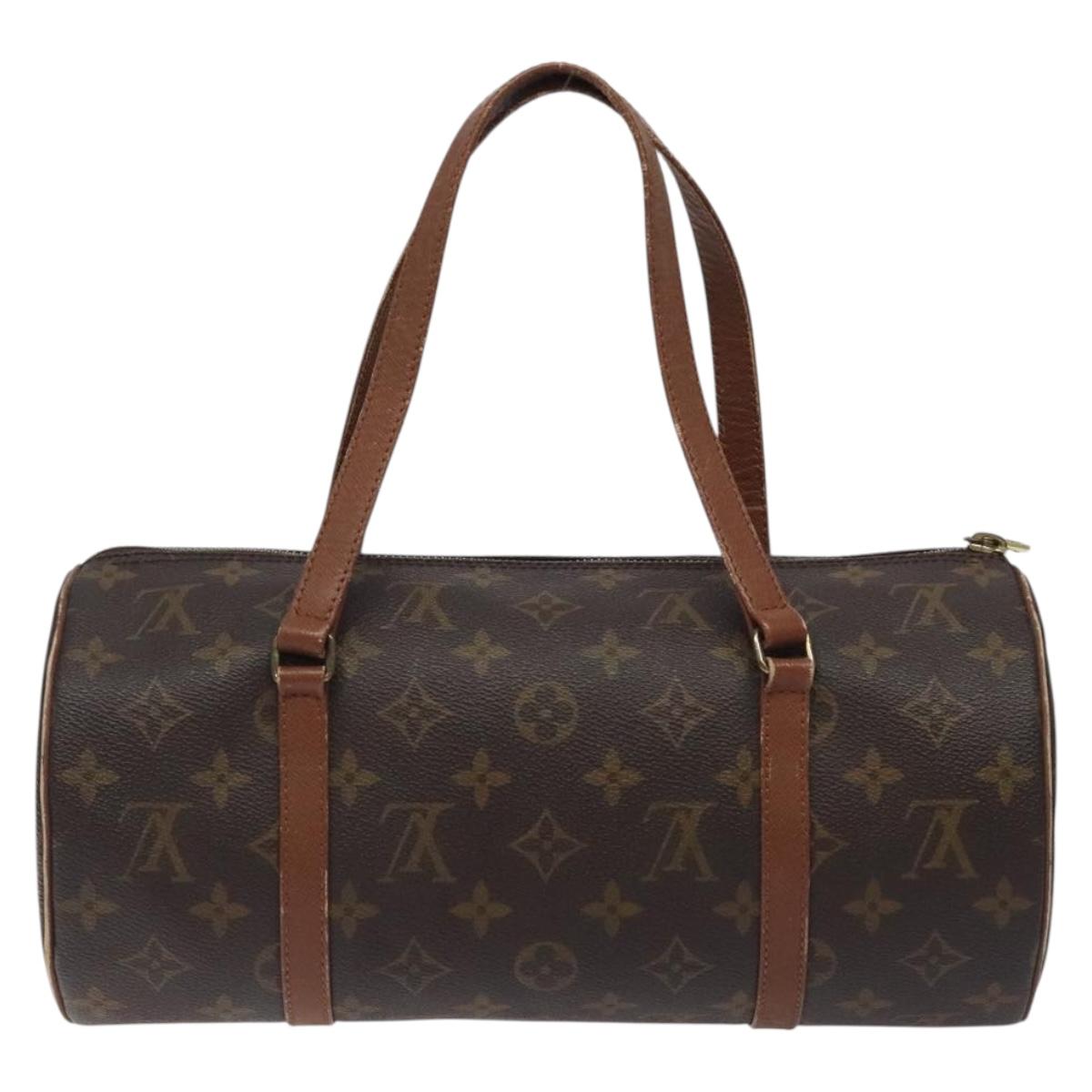LOUIS VUITTON Monogram Papillon 30 Hand Bag M51385 LV Auth BA3932