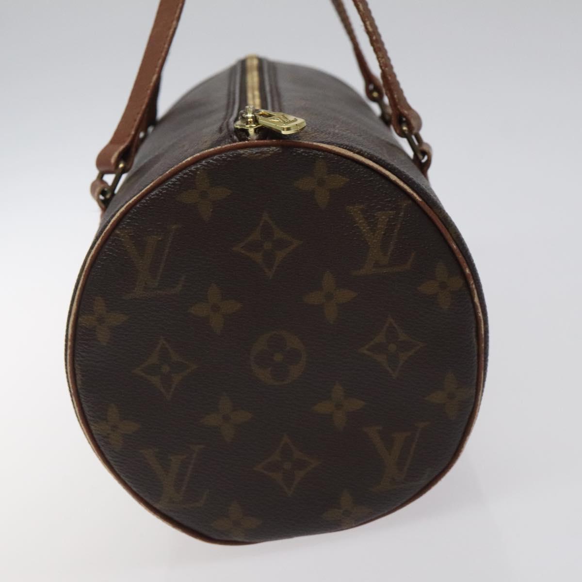 LOUIS VUITTON Monogram Papillon 30 Hand Bag M51385 LV Auth BA3932