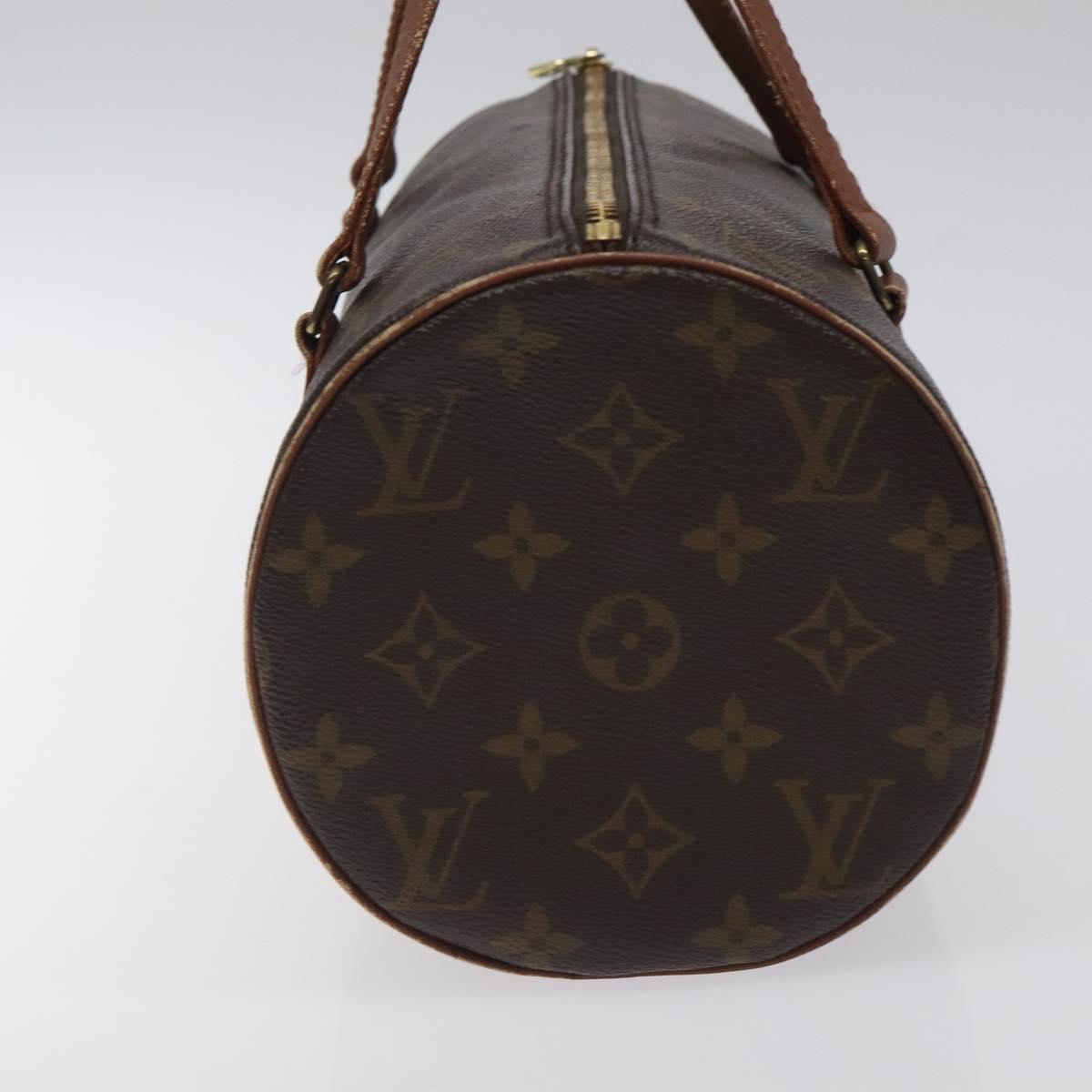 LOUIS VUITTON Monogram Papillon 30 Hand Bag M51385 LV Auth BA3932