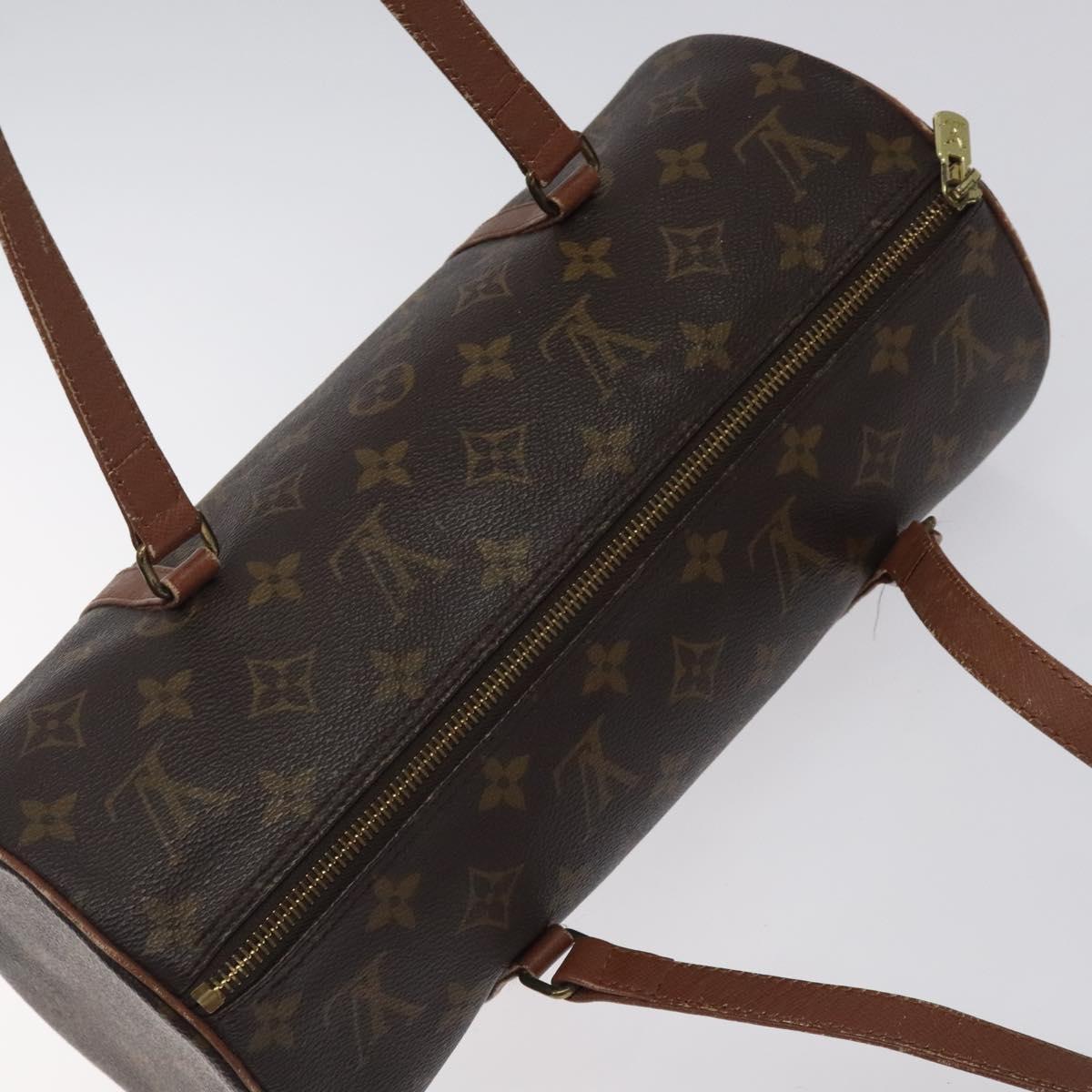 LOUIS VUITTON Monogram Papillon 30 Hand Bag M51385 LV Auth BA3932
