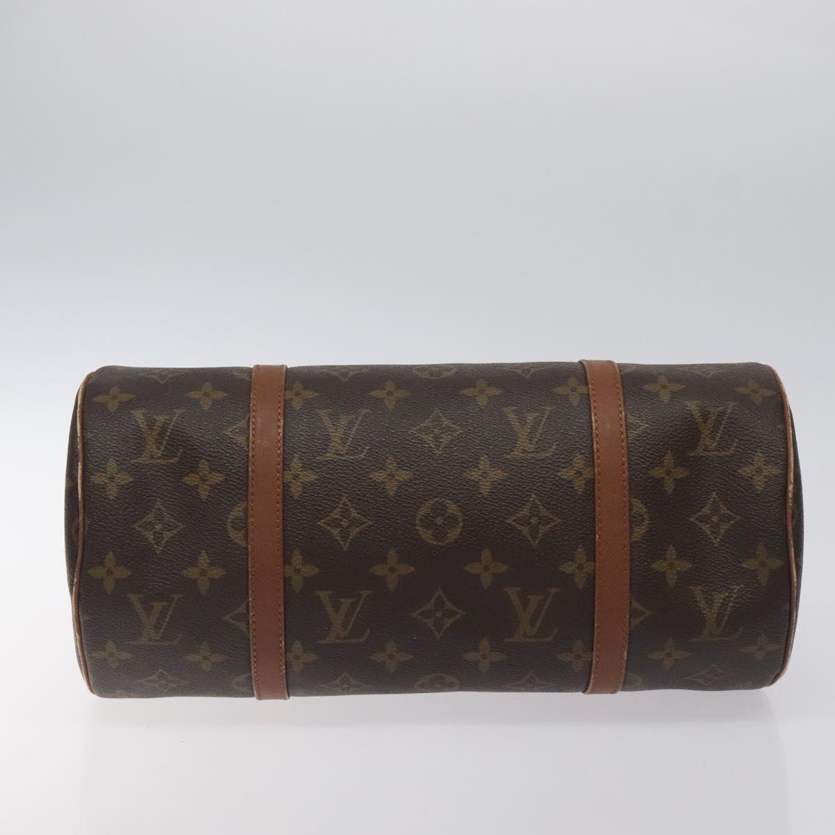 LOUIS VUITTON Monogram Papillon 30 Hand Bag M51385 LV Auth BA3932
