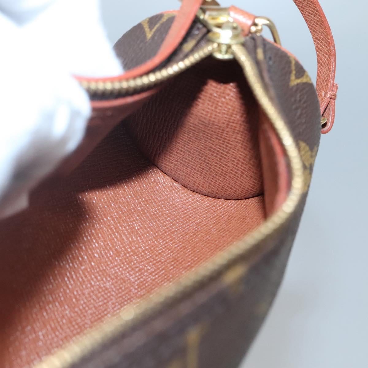 LOUIS VUITTON Monogram Papillon Pouch LV Auth BA3936