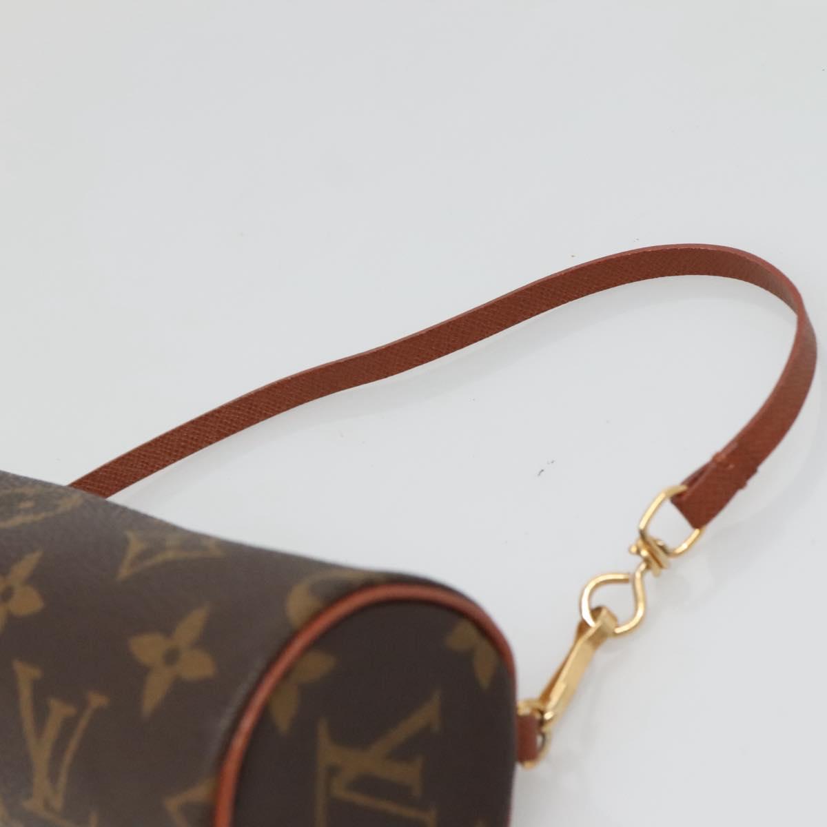 LOUIS VUITTON Monogram Papillon Pouch LV Auth BA3936