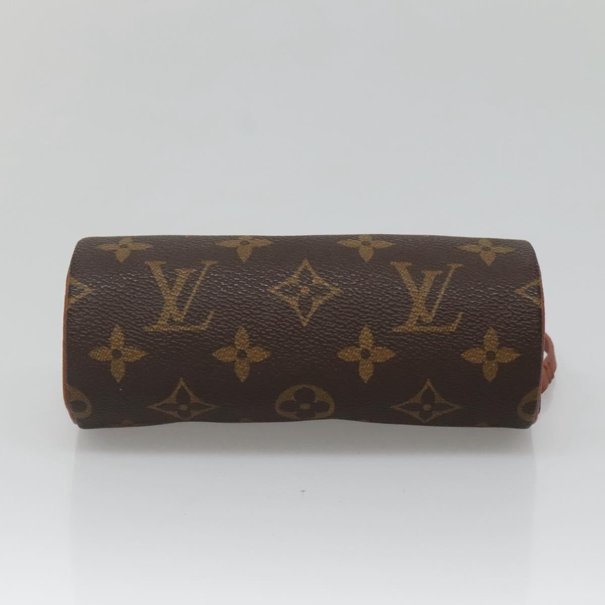 LOUIS VUITTON Monogram Papillon Pouch LV Auth BA3936