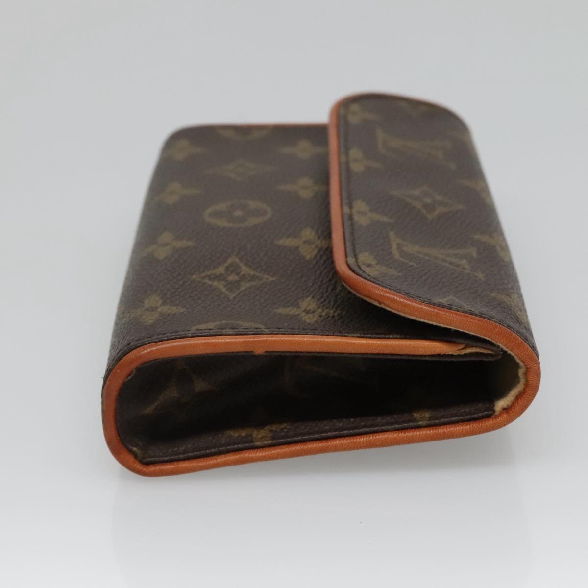 LOUIS VUITTON Monogram Pochette Florentine Waist Bag M51855 LV Auth BA3938