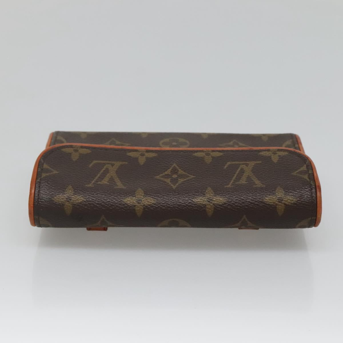 LOUIS VUITTON Monogram Pochette Florentine Waist Bag M51855 LV Auth BA3938