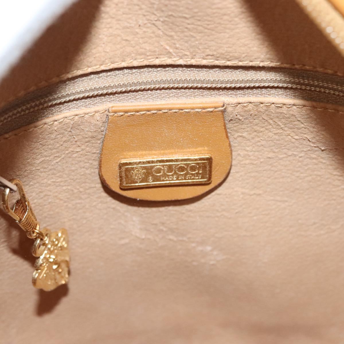 GUCCI Micro GG Supreme Shoulder Bag PVC Beige Gold 007 115 0088 Auth BA3970