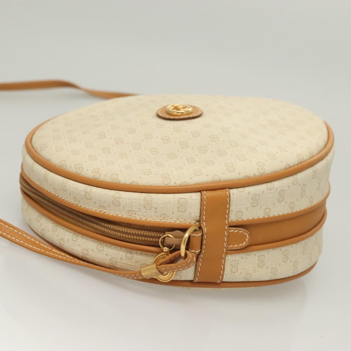 GUCCI Micro GG Supreme Shoulder Bag PVC Beige Gold 007 115 0088 Auth BA3970
