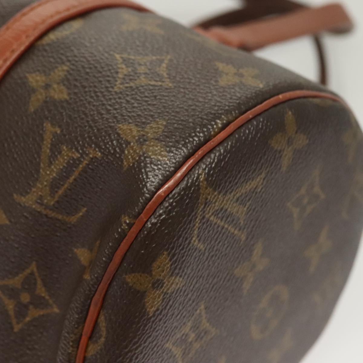 LOUIS VUITTON Monogram Papillon 30 Hand Bag M51385 LV Auth BA3974