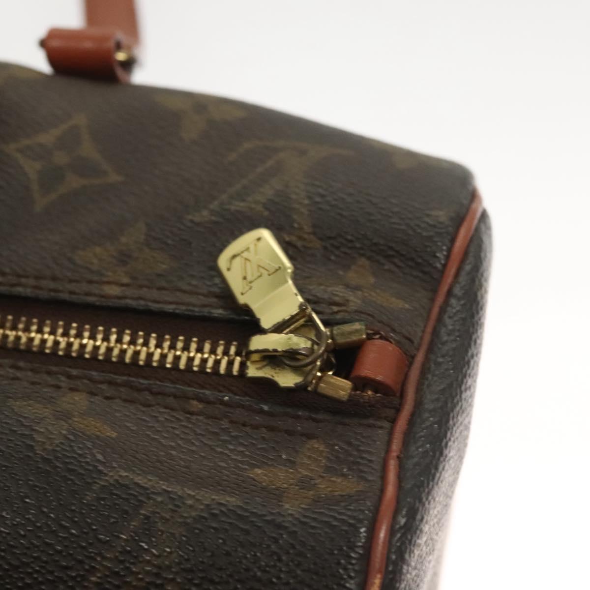 LOUIS VUITTON Monogram Papillon 30 Hand Bag M51385 LV Auth BA3974