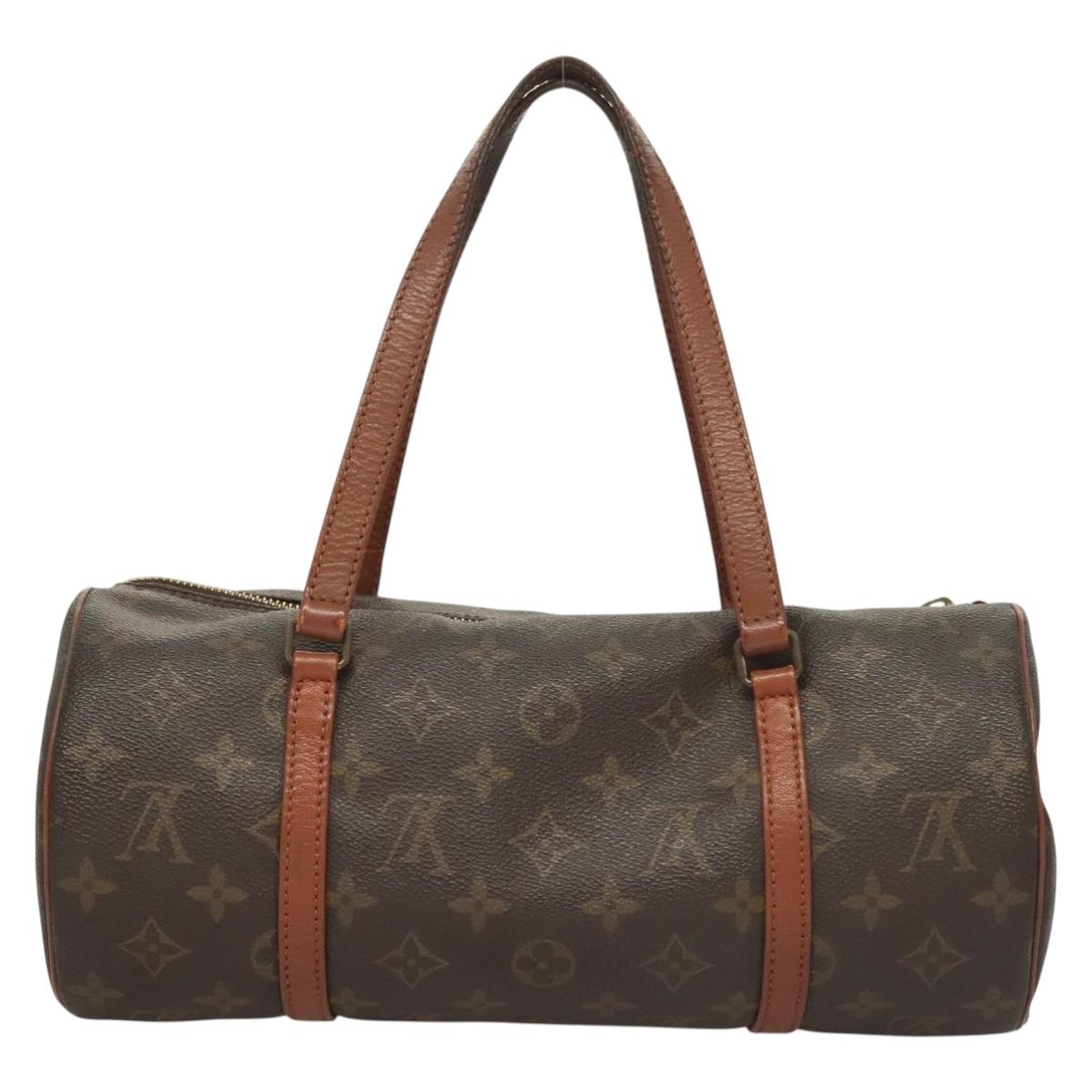 LOUIS VUITTON Monogram Papillon 30 Hand Bag M51385 LV Auth BA3974