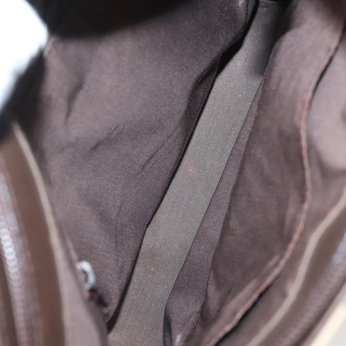 BURBERRY Nova Check Tote Bag Canvas Beige Silver Auth BA3977